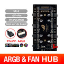 1 to 8 Multi Way Splitter RGB PWM Hub Controller Adapter (5V 3Pin+Shell) Newly