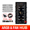 1 to 8 Multi Way Splitter RGB PWM Hub Controller Adapter (5V 3Pin+Shell) Newly
