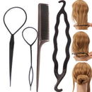 Black Women  Hair Twist Styling Tools Bun Maker Donut Stick  Braid Clip
