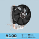 Dual Heat Pipes CPU Cooler 12V Desktop CPU Fan Silent Radiator