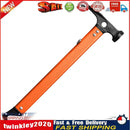 Outdoor Camping Tent Peg Hammer Steel Hiking Stakes Nail Puller (Orange) Newly