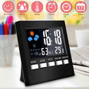 LCD Digital Thermometer Humidity Meter Hygrometer Home Clock ToolNEW Y9M9