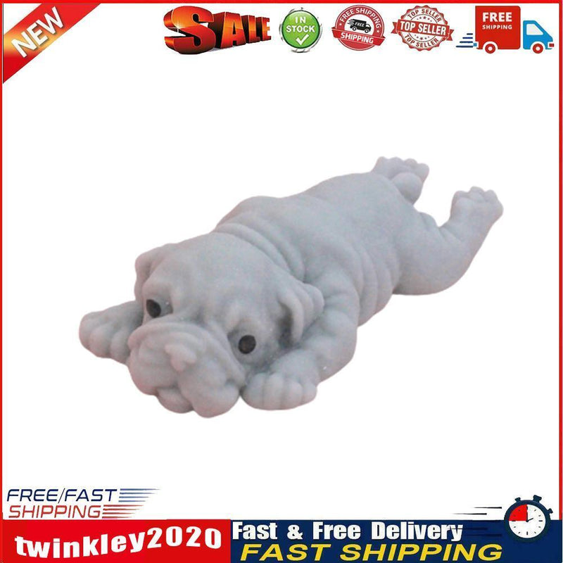 Simulation Soft Dogs Squeeze Ball Puzzle Anti Stress Artifact (Grey Dog) Newly