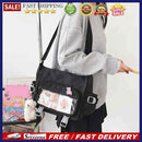 Korean College Handbags Large Capacity Tote Bags Multi-pocket for Student School