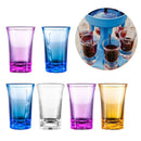 6Pcs 1.2-Ounce Shot Glass Heavy Base Shot Glass Set Party Bar Whiskey Shot Glass