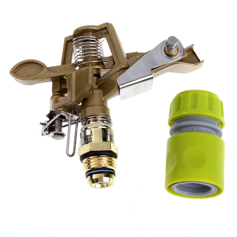 Garden Irrigation System Stainless Steel Tripod Impact Sprinkler Gar