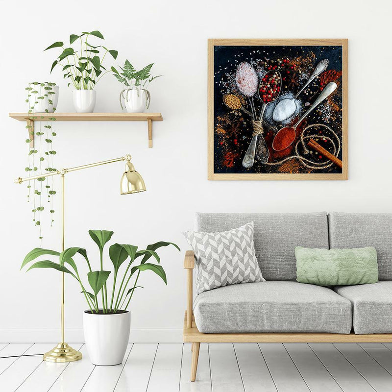 5D DIY Full Drill Diamond Painting Spice Cross Stitch Embroidery Mosaic Kit