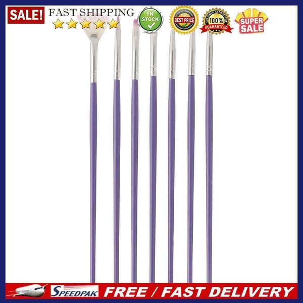 7pcs Gel Nail Painting Pen Polish Drawing Carving Nail Art Brush Manicure T