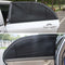 2pcs UV Protection Car Front Rear Side Window Sun Shade Anti-mosquito Net
