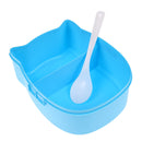 Cartoon Owl Lunch Box Food Fruit Storage Container Portable Bento Box(Blue)