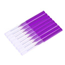 8pcs/Pack I Type Interdental Brushes Dental Cleaning Massage Tool(Purple) Newly