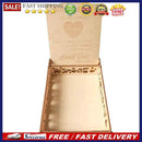 Creative Signature Hearts Drop Box Wooden Rustic Sweet Wedding Guest Book Dec