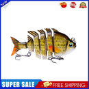 Crankbait Fishing Lures 8cm 14g 6 Sections Artificial Wobbler Hard Bait (E)