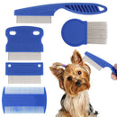 Fine Tooth Dogs Cats Dematting Tool Grooming Combs Pet Flea Comb Lice Comb