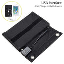 15W Foldable Solar Panel Outdoor Power Battery Cells Charger for Camping Hiking