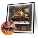 Diamond Painting 5D DIY Piano Full Round Drill Rhinestone Picture Kits
