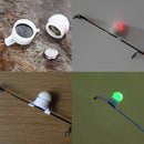 2 Pcs Fishing LED Rod Tip Night Light Strike Alert Glow Stick Bite Alarm