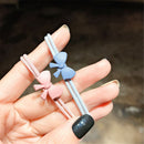 Hair Accessories Random Color Women High Elastic Bow Hair Ring Hair Tie Rope