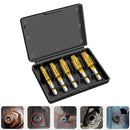 5pcs HSS 4241 Broken Screw Extractor Hex Handle Damaged Screw Bolt Remover Newly