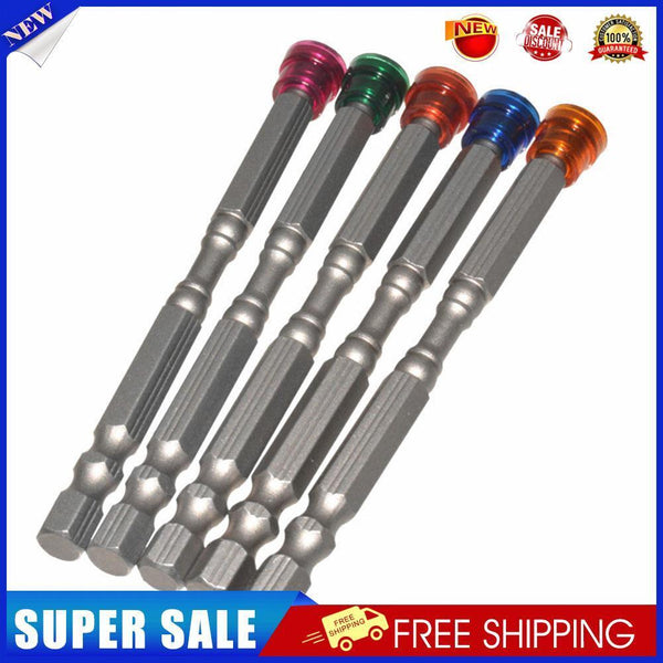 5pcs Magnetic Ring Electric Screwdriver Bit Hex Shank Cross Head Drill Tool