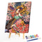 Digital Paint Person Painted By Numbers On Canvas Wall
