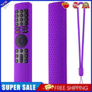 TV Stick Silicone Cover with Lanyard Remote Controller Protector (Purple)