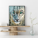 5D DIY Diamond Painting White Tiger Full Drill Rhinestone Mosaic Art Picture