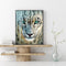5D DIY Diamond Painting White Tiger Full Drill Rhinestone Mosaic Art Picture