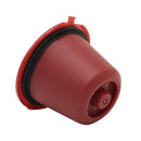 4pcs/set Reusable Coffee Capsule Filter Shell for Nespresso Machine (Red)