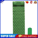 Camping Sleep Pad Inflatable Air Mattress Outdoor Beach Cushion (Green)