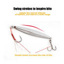 30G Sinking Lead Casting Metal Fishing Lure double hook Jig Bait Spinning Baits