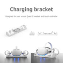 VR Headset Charger Dock Holder Station for Quest 2 VR Fast Charging Base White