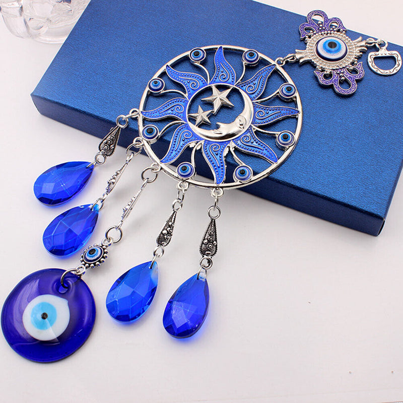 Crystals Dream Catcher Pendant Ornaments Blue Devil Eye Home Room Decor Newly
