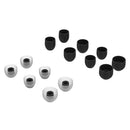 Ear Tips In-Ear Earbuds Cover Set for Sony WF-1000XM4 WF-1000XM3 (Black)
