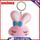 Full Beaded Cute Rabbit Cross Stitch Key Chain Embroidery Handicraft Pendant Kit