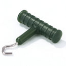 T Shape Stainless Steel Plastic Knot Puller Rig Making Tackle (Army Green) Newly