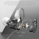 GK G1 Wired Earphone Dynamic HIFI Noise Cancelling Earbuds (Black with Mic)