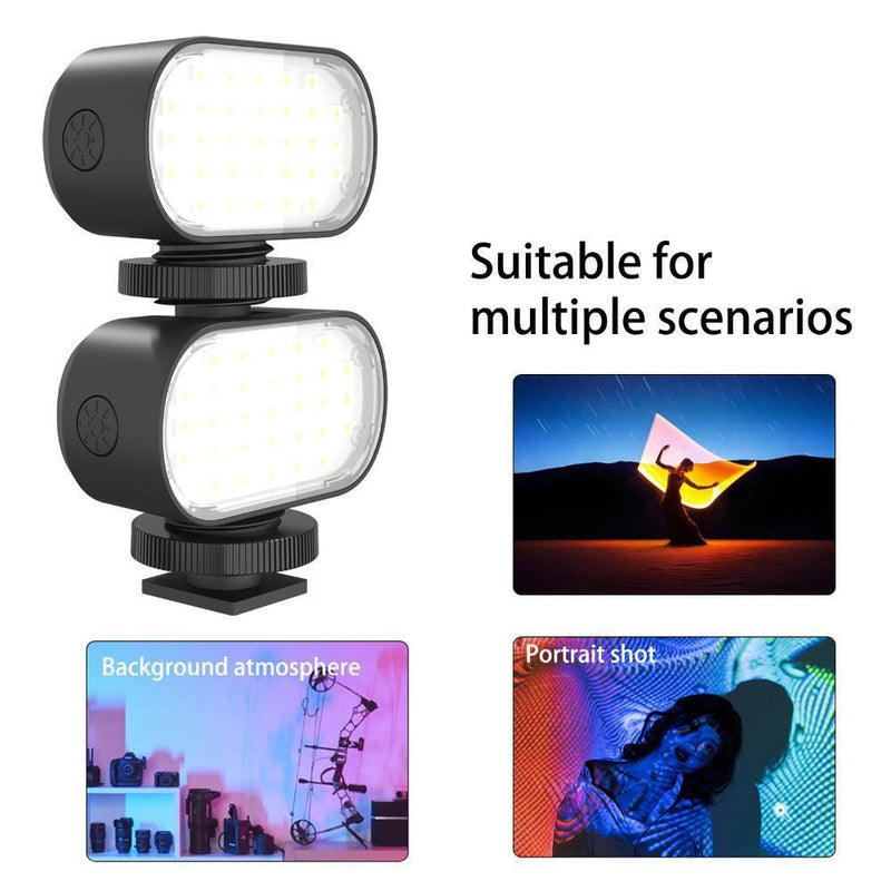Vlogging Live Broadcast Rechargeable Switchable Selfie Fill Light Video Light