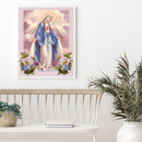 11CT Printed Full Cross Stitch DIY God Mother Hand Painting Living Room Decor