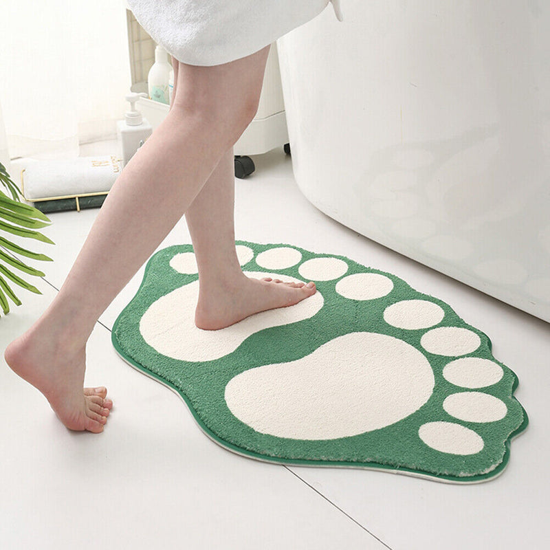 Super Absorbent Bath Mat Carpet Non-slip Bathroom Entrance Doormat (Green) Newly