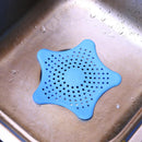 Sea Star Soft PVC Kitchen Cleaner Sink Filter Sewer Drain Strainers(Blue)