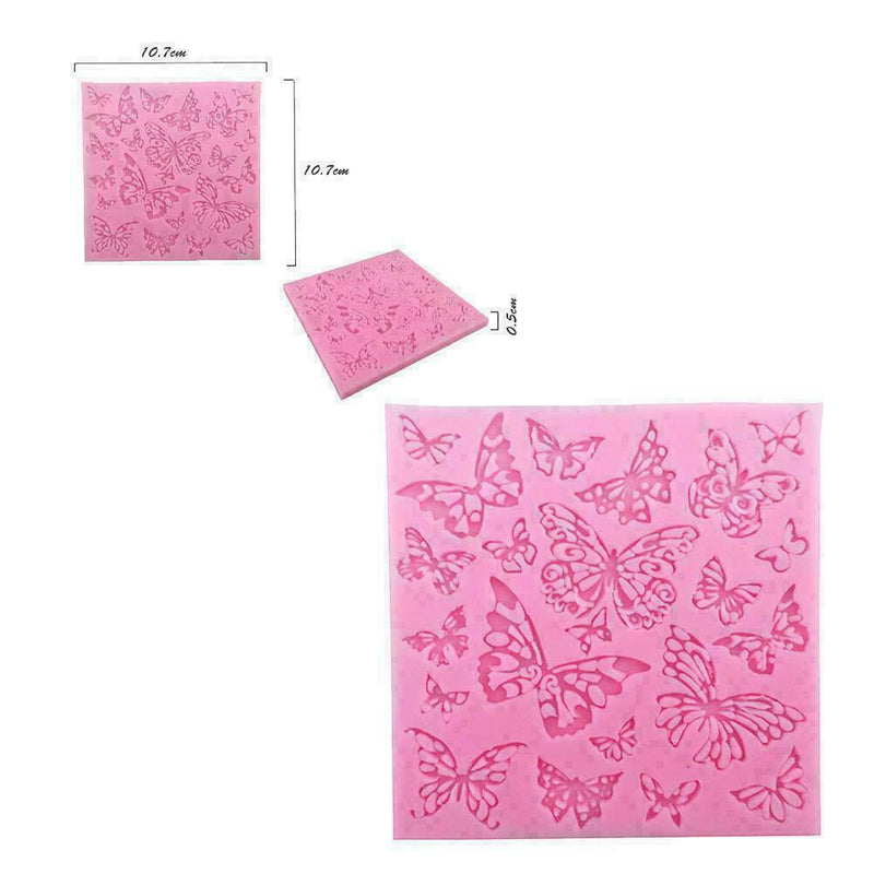 Butterfly Lace Fondant Mould Silicone Cake Mold Baking E8G8 W5G8 Hot Mat N9J2