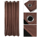 Color Thermal Insulated Blackout Curtains Window Decor Drapes Home Textile
