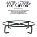 Outdoor Portable Mini Stove Rack Iron Stand Stove Bracket Camping Black R3 E6B4