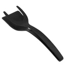 2 in 1 Non Stick Grip Fried Egg Tong Toast Bread Pancake Spatula (Black)