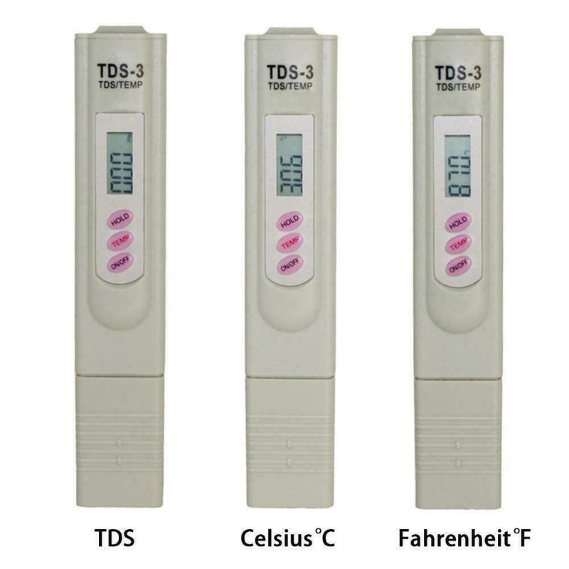 TDS-3 Meter Temp PPM Digital LCD Tester Tap Water Quality Ne Purity Filter V3R7