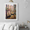 Hand Paint Painting By Numbers Kit River of The Town Oil DIY Canvas Drawing