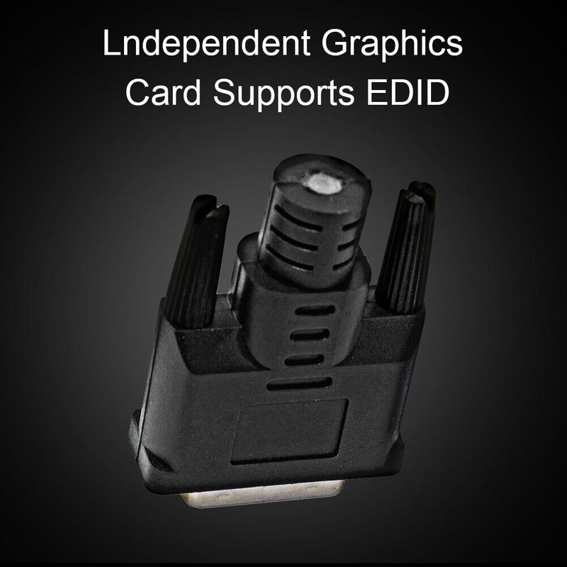 DVI EDID Dummy Plug 1920 x 1080P 60Hz Display Emulator Headless Display Adapter