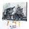 Canvas Painted Oil Paint By Numbers Car DIY Wall Art Modern Home Bedroom Decor