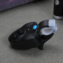 Black Electronic LED Light Fish Bite Sound Alarm Bell Clip On Fishing Rod